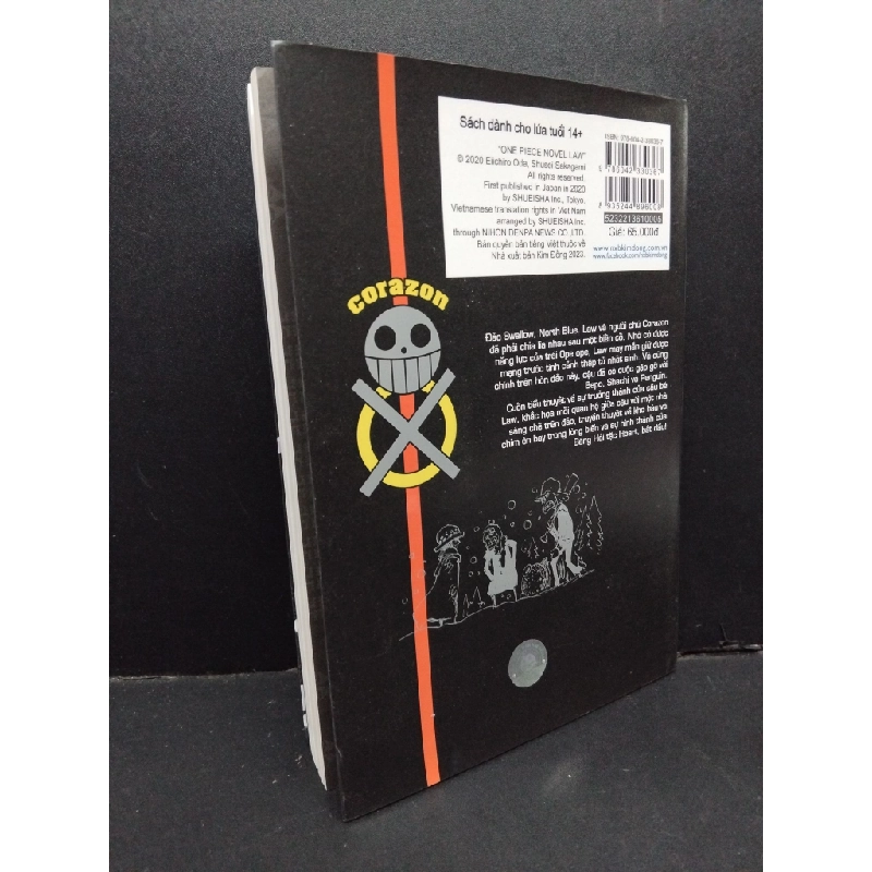 One Piece Tiểu thuyết chuyện về Law Eiichiro Oda - Shusei Sakagami mới 90% bẩn nhẹ rách áo bìa 2023 HCM.ASB0811 448126