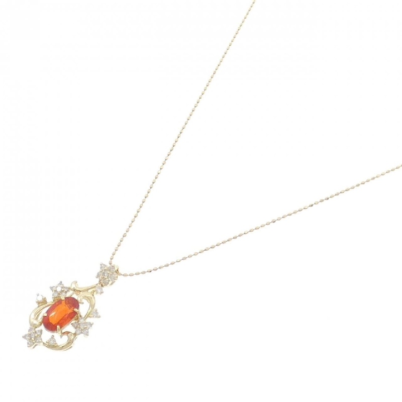 K18YG Opal Necklace 0.61CT - Hàng hiệu Authentic 860781