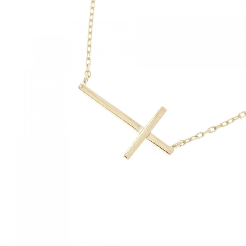 ジュエッテ K10YG クロス ネックレス - Hàng hiệu Authentic 842112