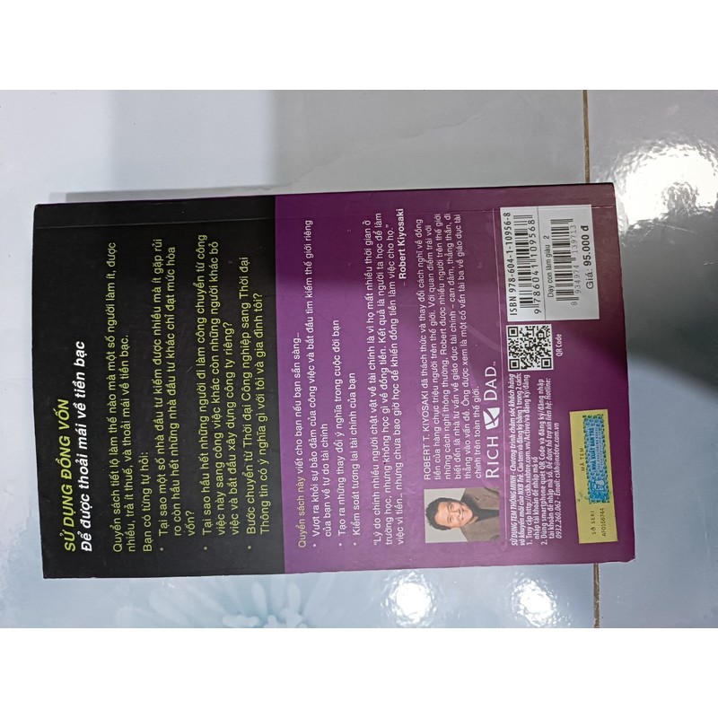 Dạy con làm giàu 2 - Sử dụng đồng vốn - Robert T Kiyosaki (mới 96%) 148243