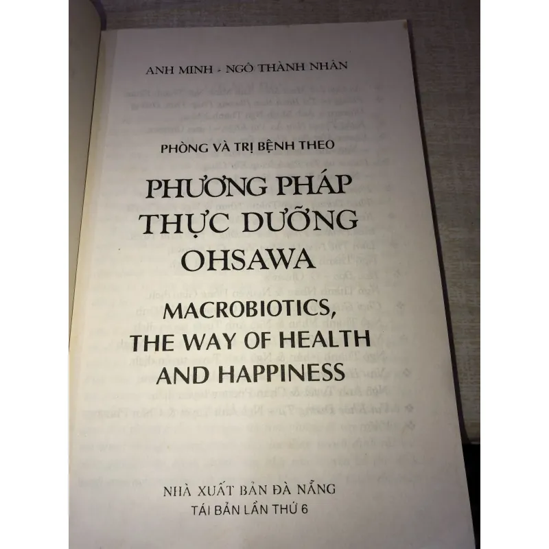 Phòng và trị bệnh theo phương pháp thực dưỡng Ohsawa 993723