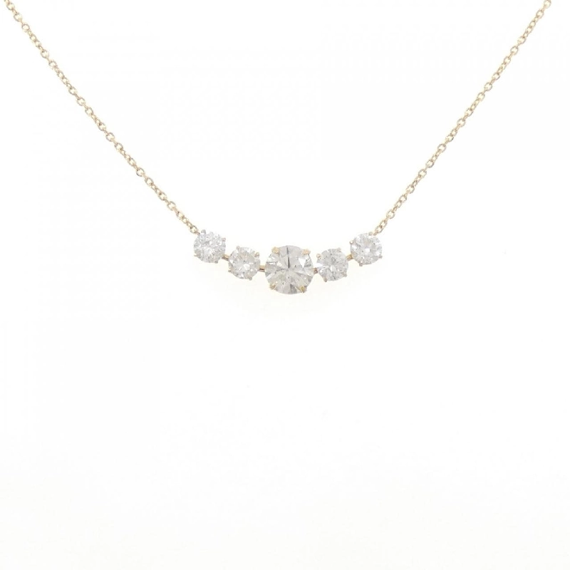 K18YG Dây chuyền kim cương 0.461CT - Hàng hiệu Chính hãng 860839