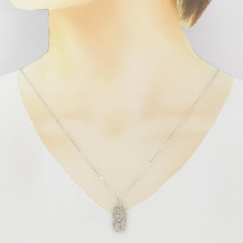 K18WG Dây chuyền kim cương 0.80CT - Hàng hiệu Chính hãng 847666