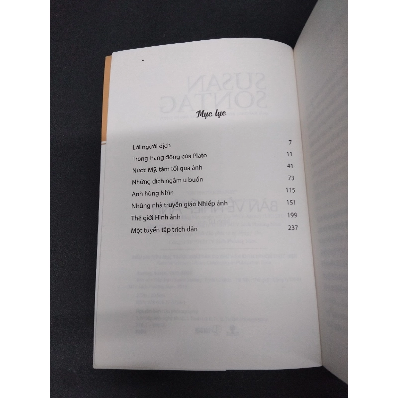 Bàn về nhiếp ảnh mới 80% ố bẩn nhẹ 2018 HCM1410 Susan Sontag KỸ NĂNG 917315