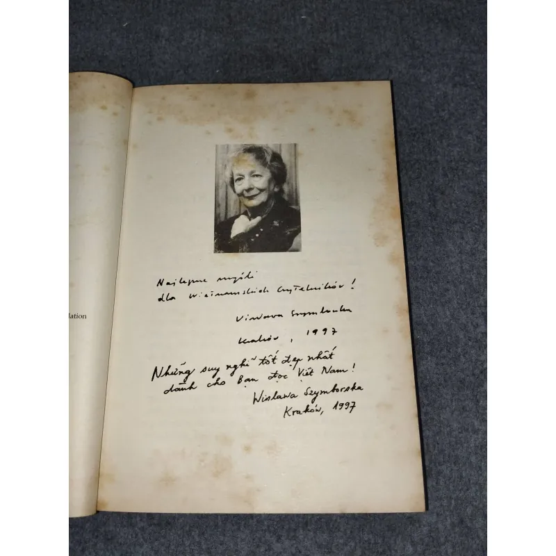 WISLAWA SZYMBORSKA THƠ CHỌN LỌC (GIẢI NOBEL VĂN HỌC NĂM 1996) 729328