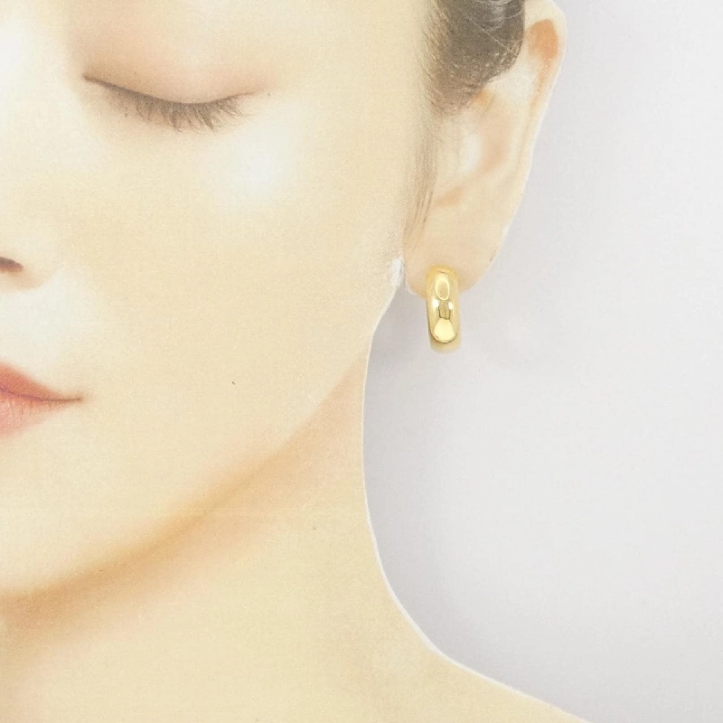 Bông tai hoop 750YG - Hàng hiệu Authentic 871252