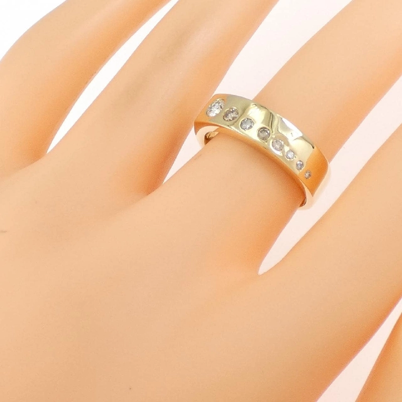 Nhẫn kim cương K18YG 0.367CT 669651