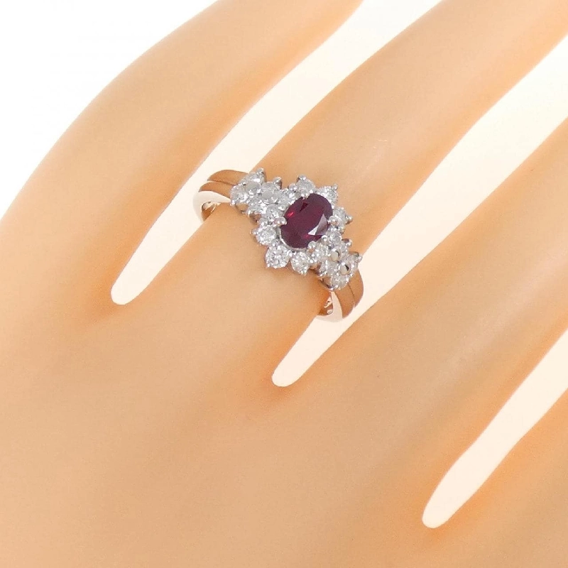 Nhẫn Ruby PT900 0.55CT 671748