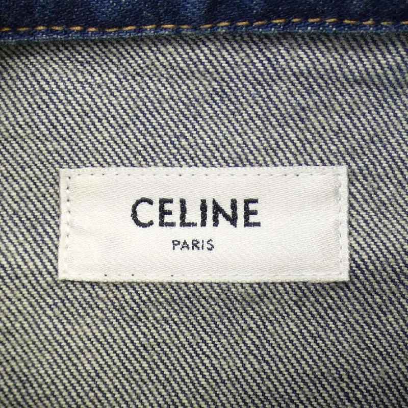 【Mã giảm giá】Áo khoác denim CELINE 637217