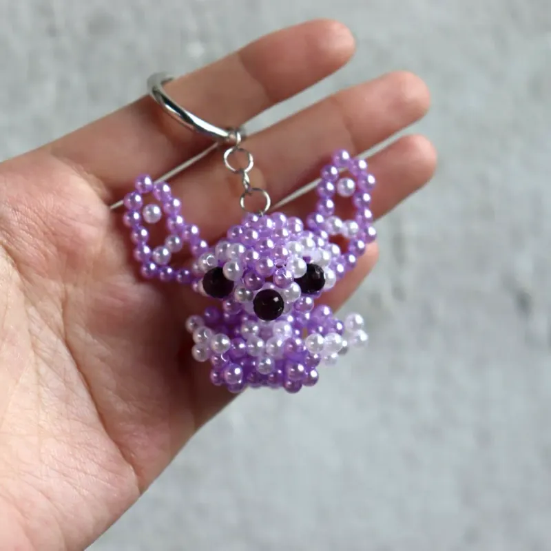 Móc khoá Stitch bằng cườm 934135