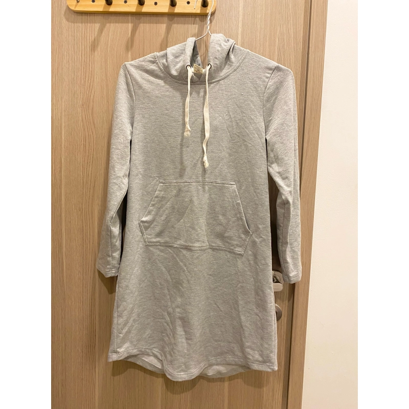 Váy nỉ da cá dáng hoodie có mũ, size S 322936