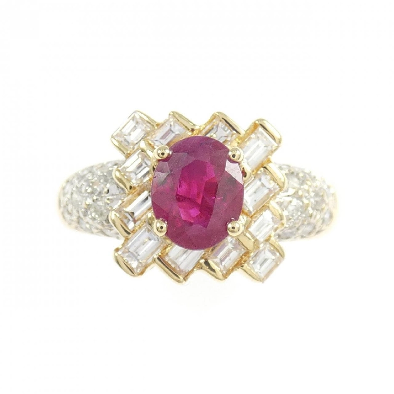 Nhẫn Ruby K18YG 1.15CT - Hàng hiệu Chính hãng 850415