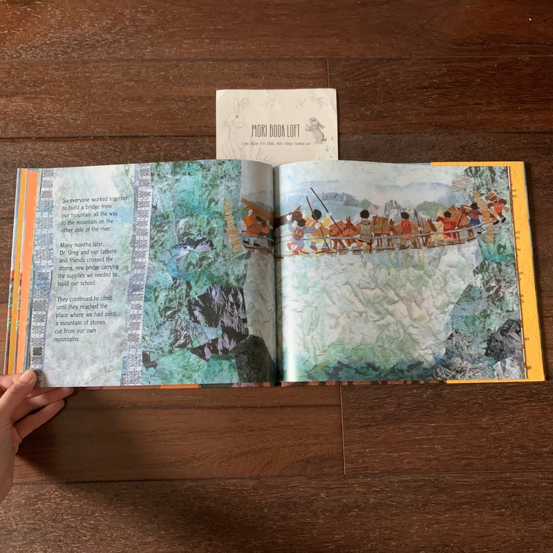 Sách tranh tiếng anh Listen to the Wind: The Story of Dr. Greg and Three Cups of Tea, Used 479275
