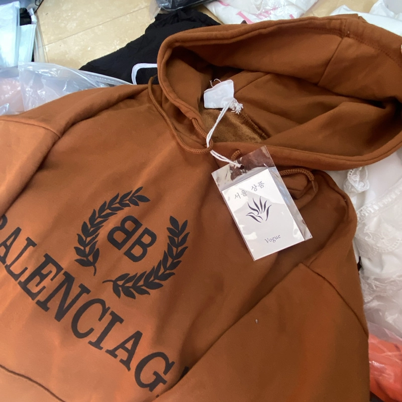 Áo hoodie balen nâu nguyên tag 330008