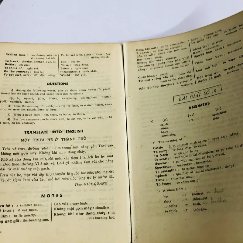 KHẢO SÁT VÀ LUYỆN DỊCH ANH VĂN – Gs. Nguyễn Văn Ngải - 243 trang, NXB: 1961 718086
