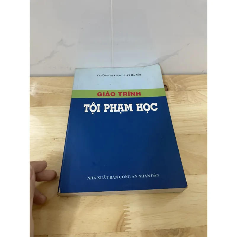 Giáo trình tội phạm Học 790713