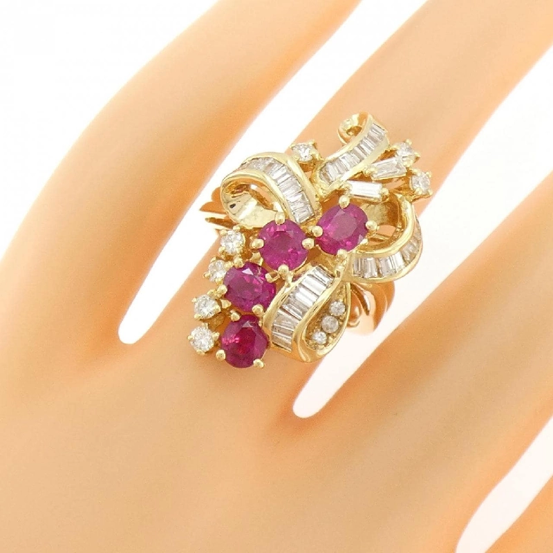 Nhẫn Ruby K18YG 2.02CT - Hàng hiệu Chính hãng 850574