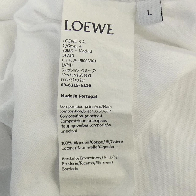 LOEWE Áo thun Regular Fit Anagram ANAGRAM H526Y22X75 - Hàng hiệu Chính hãng 897660