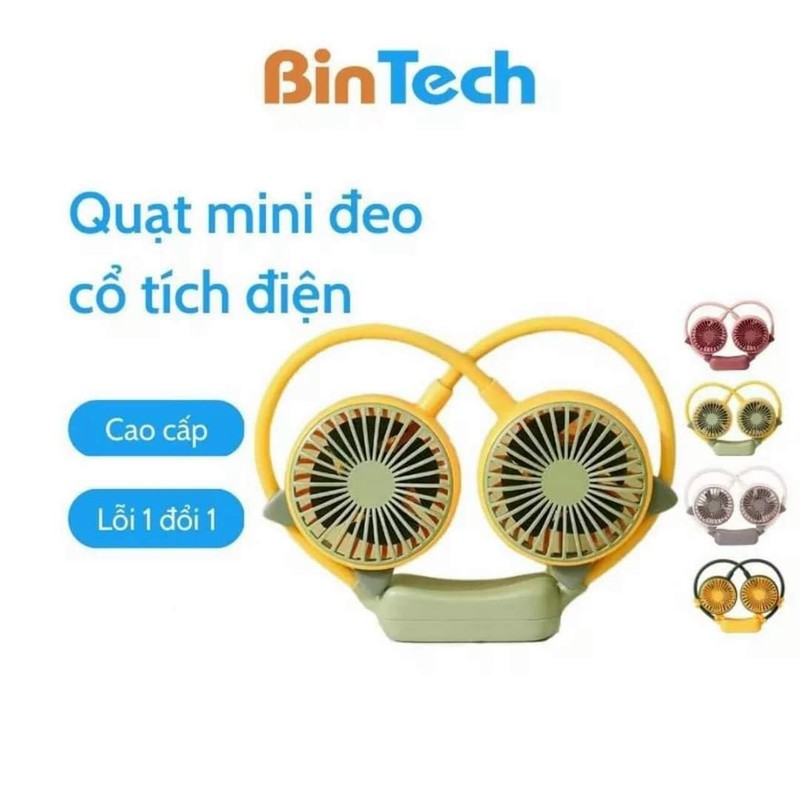 Quạt mini đeo cổ tích điện 😜🤪🤪 136649