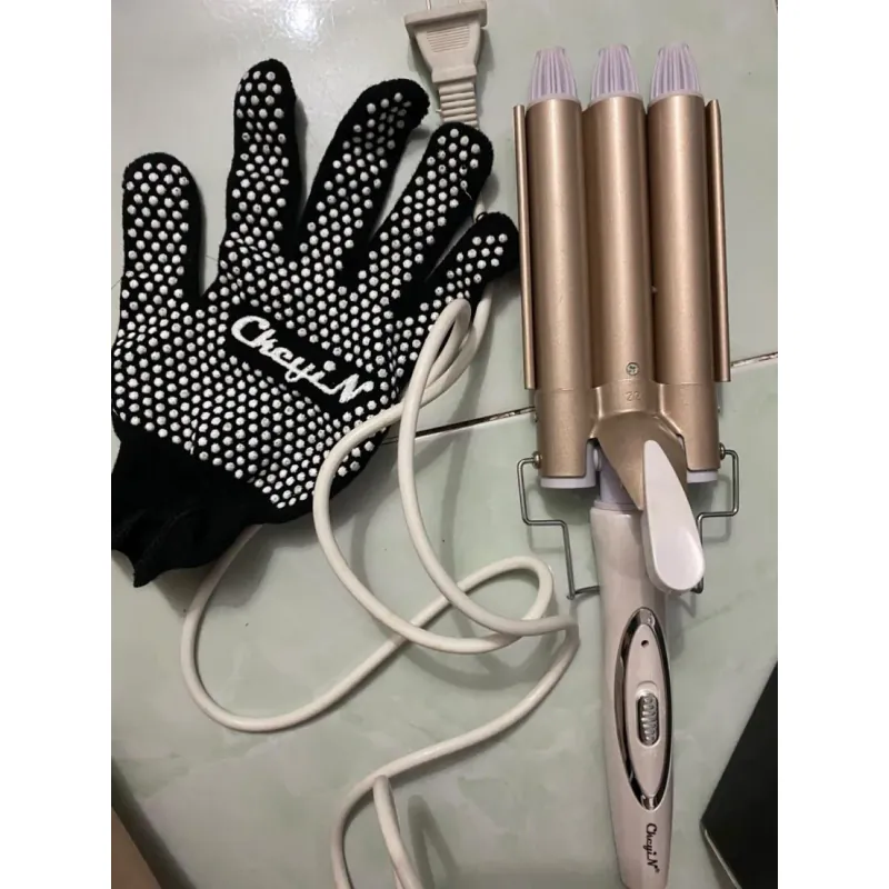 Máy uốn tóc lọn to CkeyiN 3 trục tiện dụng HS154 1010042