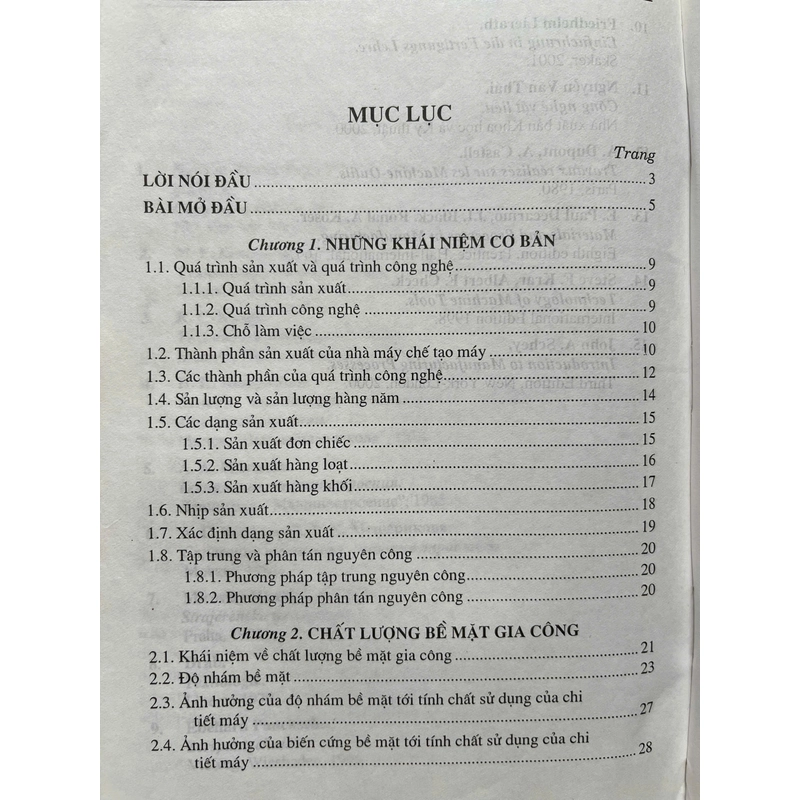 CÔNG NGHỆ CHẾ TẠO MÁY 501259