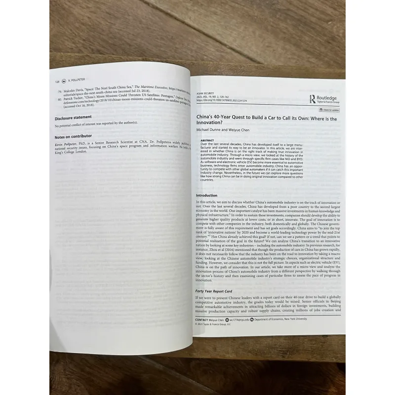 Asian Security (Vol 19 no 2 2023) 734872