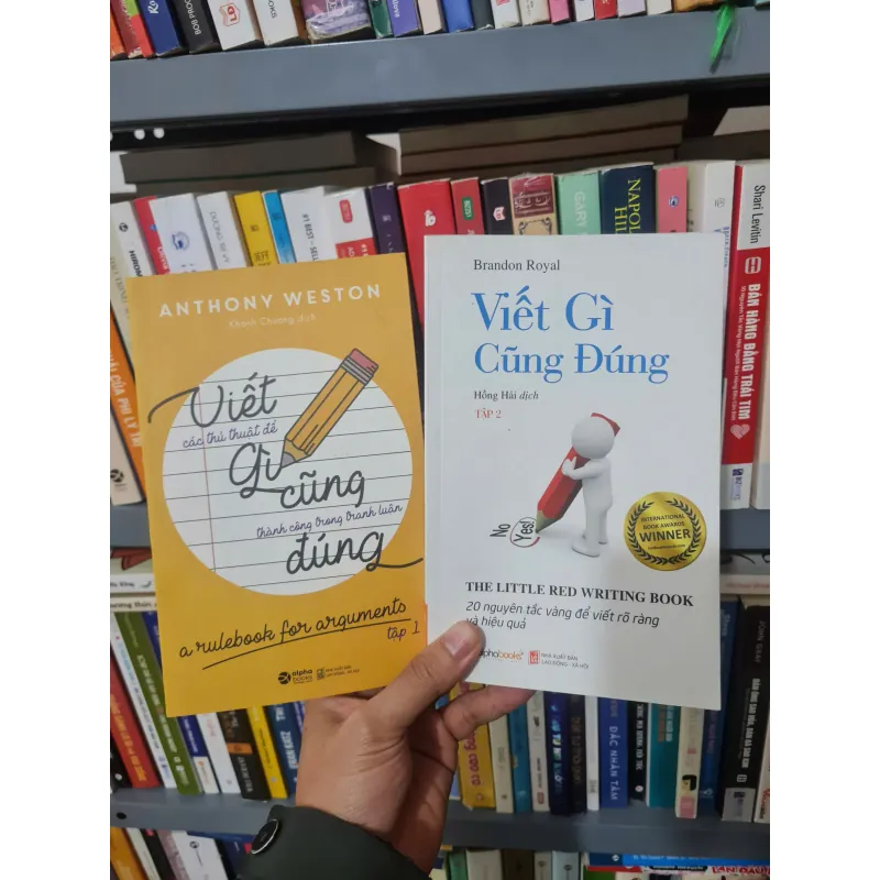 Combo 2 cuốn Viết Gì Cũng Đúng, Mới 90% (TSTK) 748745