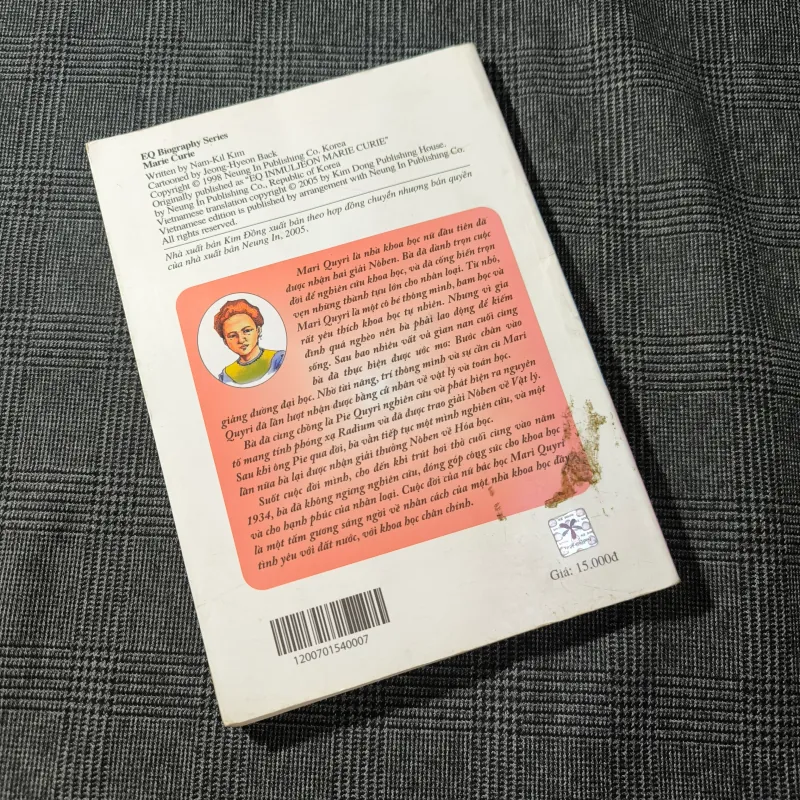 (Truyện tranh Danh nhân thế giới) Mari Quyri - Kim Nam Kin & Pắc Chông Hiên 701043