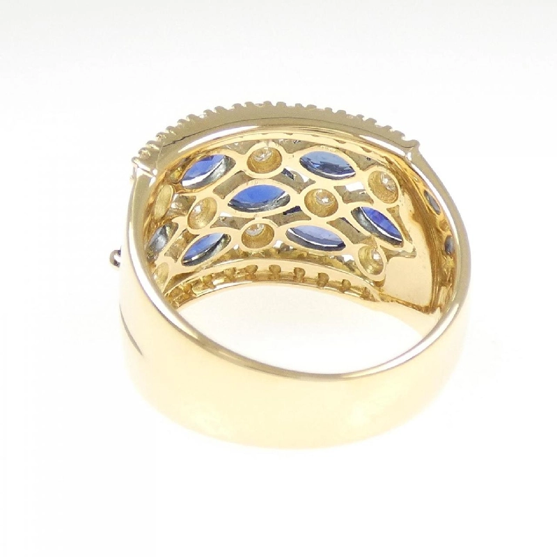 Nhẫn Sapphire K18YG 1.75CT - Hàng hiệu Chính hãng 849935