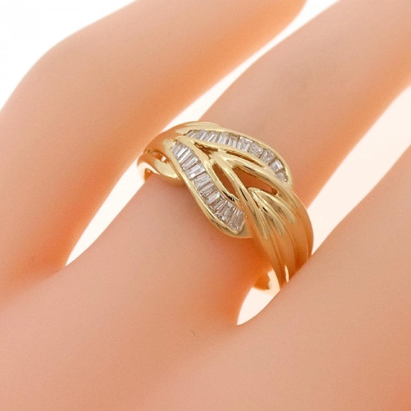 Nhẫn kim cương K18YG - Hàng hiệu Authentic 855156