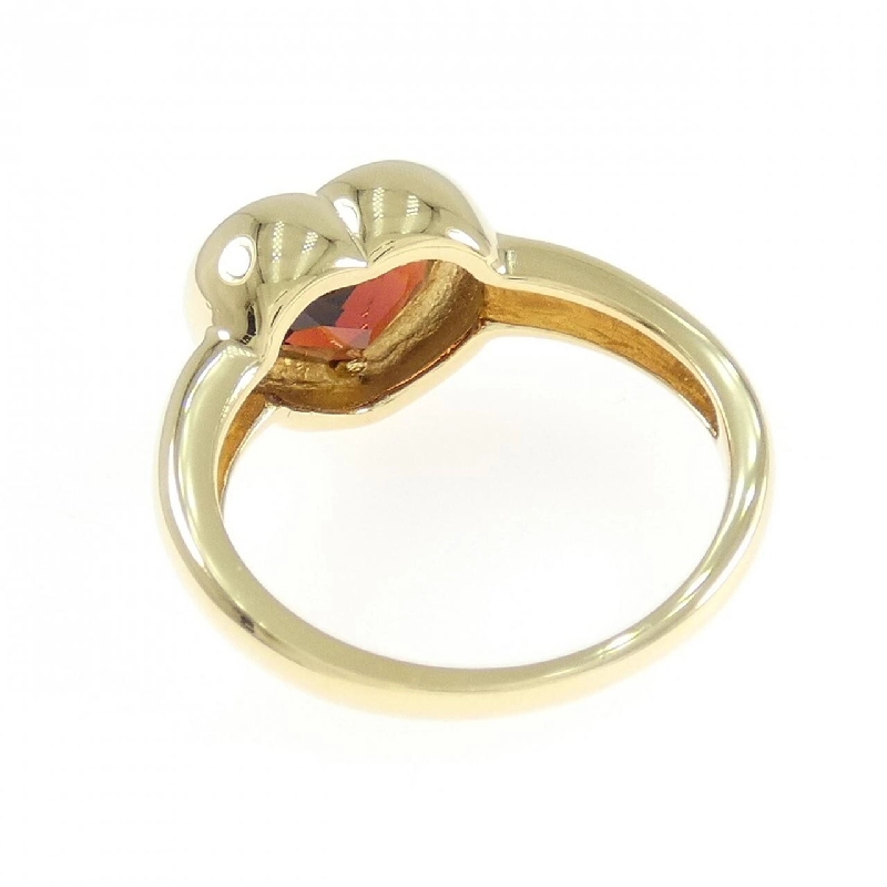Nhẫn Garnet K18YG hình trái tim 668359