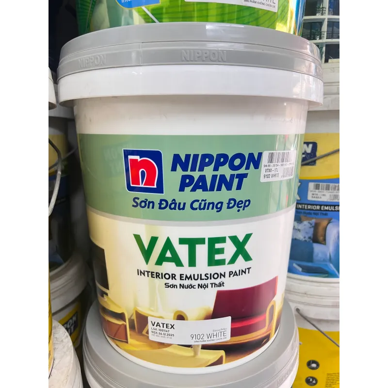 Sơn Nippon Vatex 9102 ( mầu trắng ) 17 lít / 1 thùng 934939