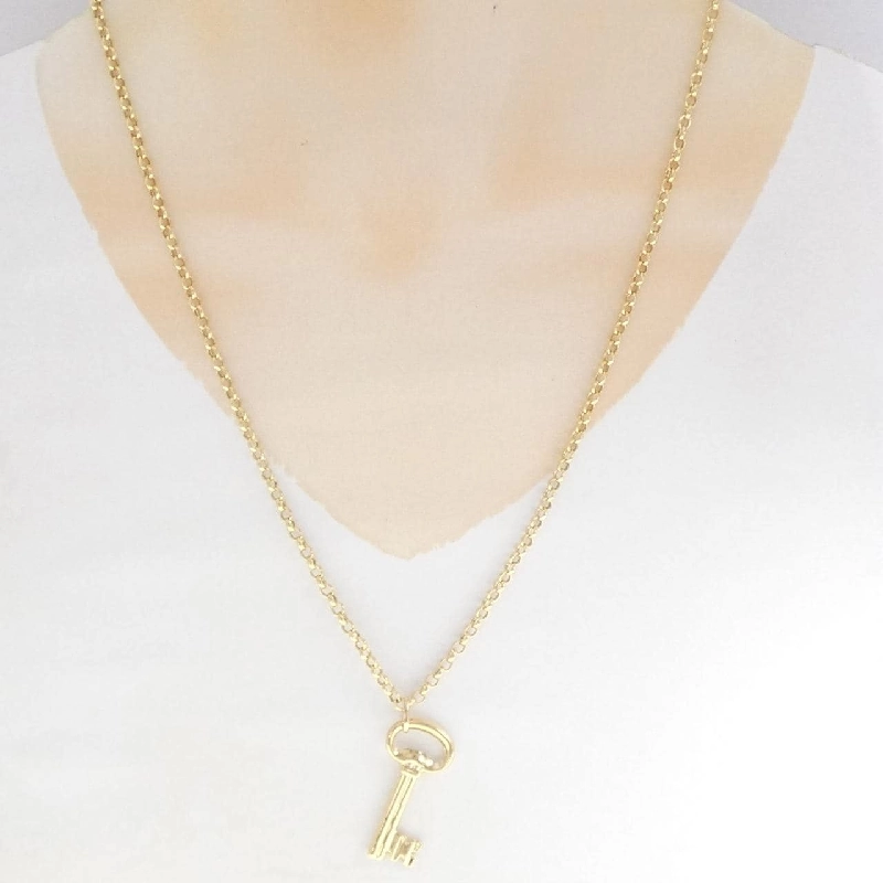 Dây chuyền khóa 750YG - Hàng hiệu Authentic 848607