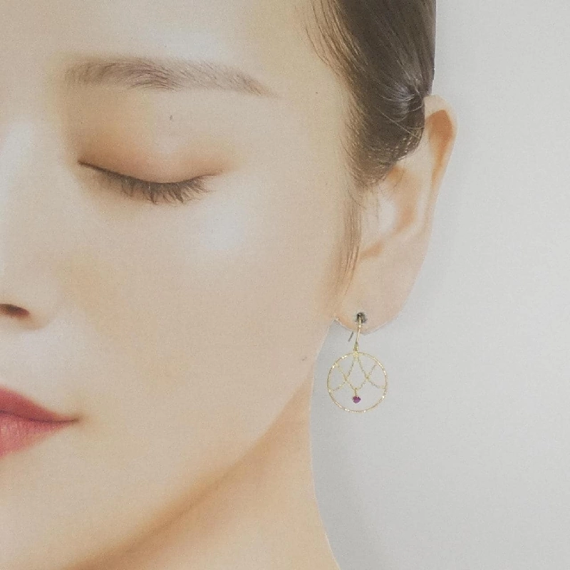 K14YG Bông tai Ruby - Hàng hiệu Chính hãng 869940