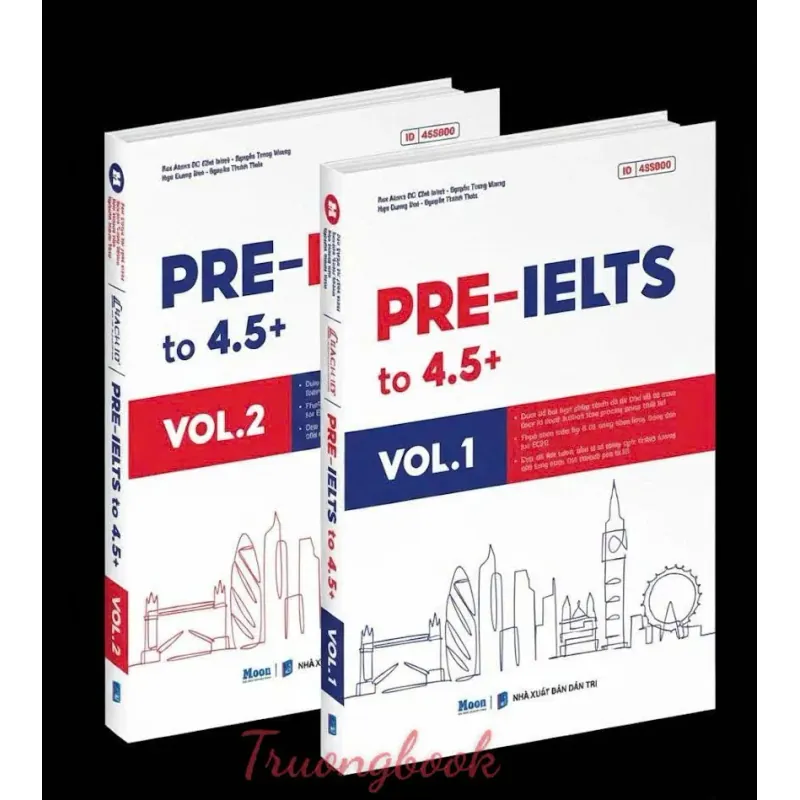 Combo PRE-IELTS to 4.5+ Vol. 1, Vol 2 799402