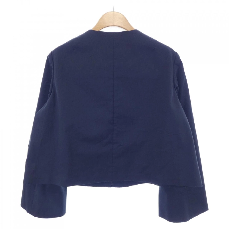 Bộ sưu tập LANVIN - Áo khoác không cổ - Hàng hiệu Authentic 823880