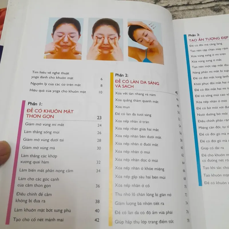 Face Yoga. Các bài YOGA cho Khuôn mặt trẻ đẹp. Tác giả Joeng Yoo Sang 655281