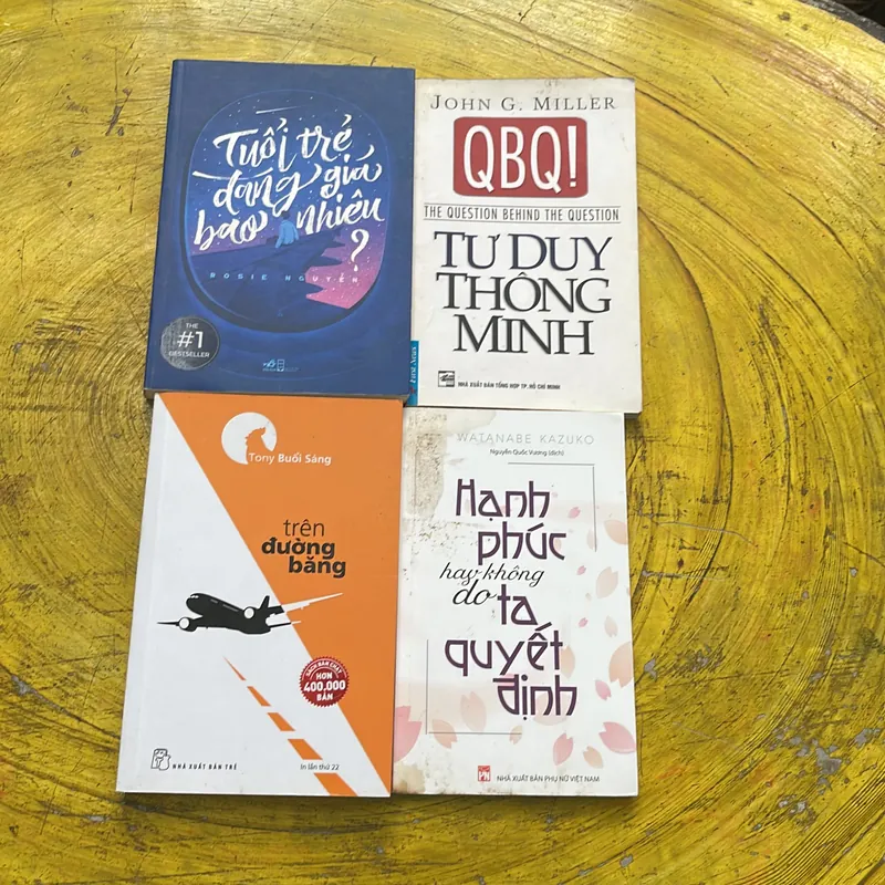 COMBO TUỔI TRẺ ĐÁNG GIÁ BAO NHIÊU? -TRÊN ĐƯỜNG BĂNG- TƯ DUY THÔNG MINH- HẠNH PHÚC- 603256