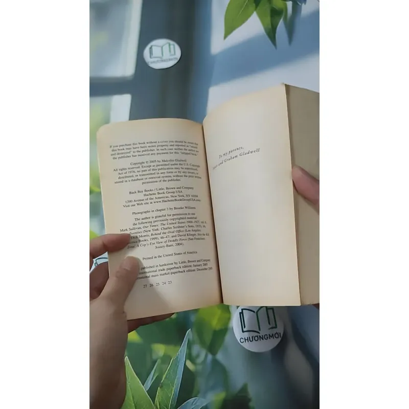 [MIỄN PHÍ BỌC SÁCH] Blink - Malcolm Gladwell 1027602