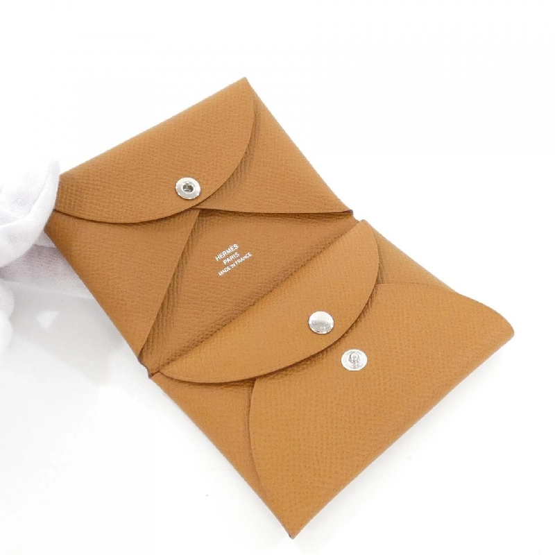 【Sản phẩm chưa sử dụng】Ví tiền Hermes Calvi Duo 083035CK 621417