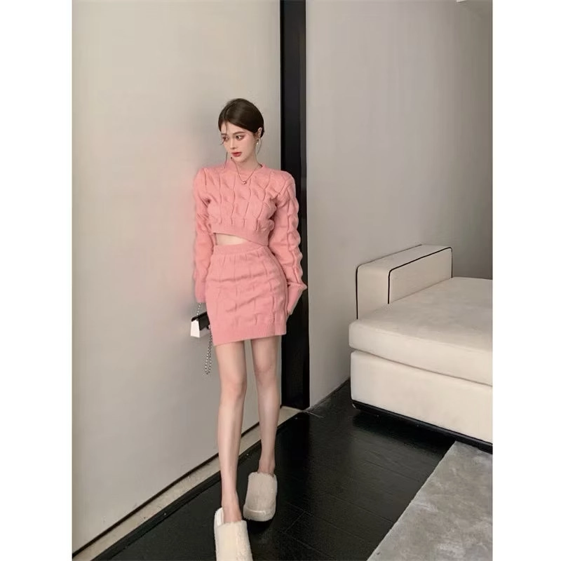 Set len vặn thừng hồng size M 464023