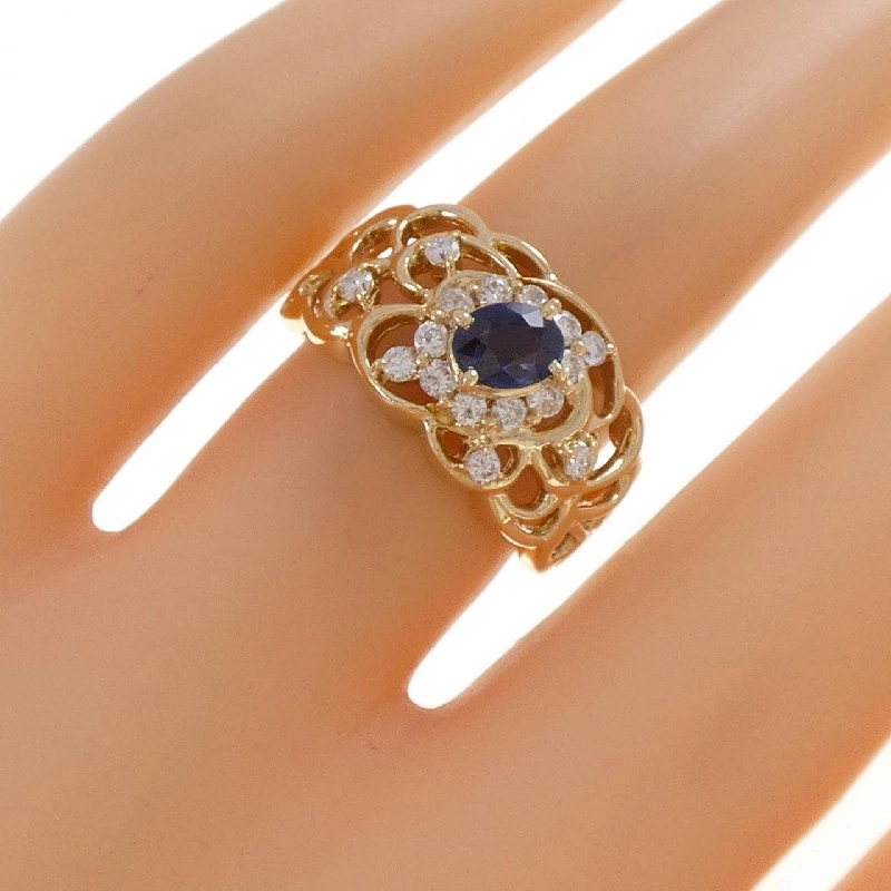 Nhẫn Sapphire K18YG 0.52CT 667057