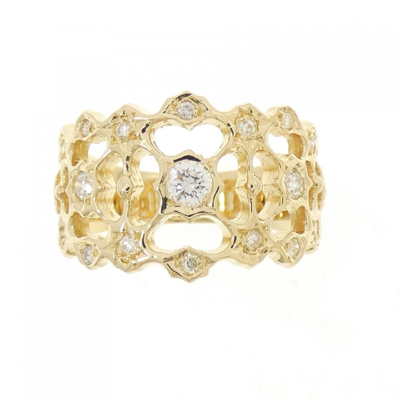 Nhẫn kim cương K18YG 0.38CT - Hàng hiệu chính hãng 851112