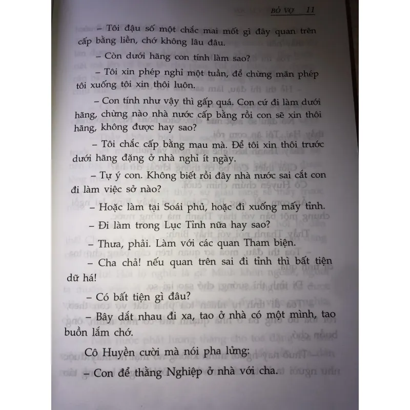 BỎ VỢ - HỒ BIÊU CHÁNH 970732