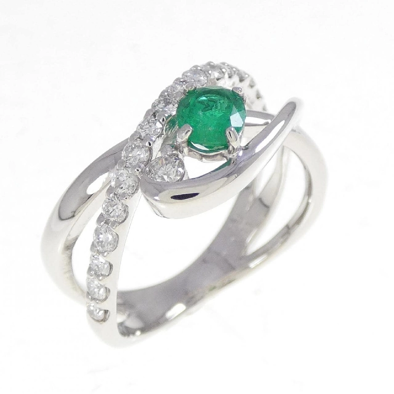 Nhẫn Emerald PT900 0.33CT - Hàng hiệu Chính hãng 852054