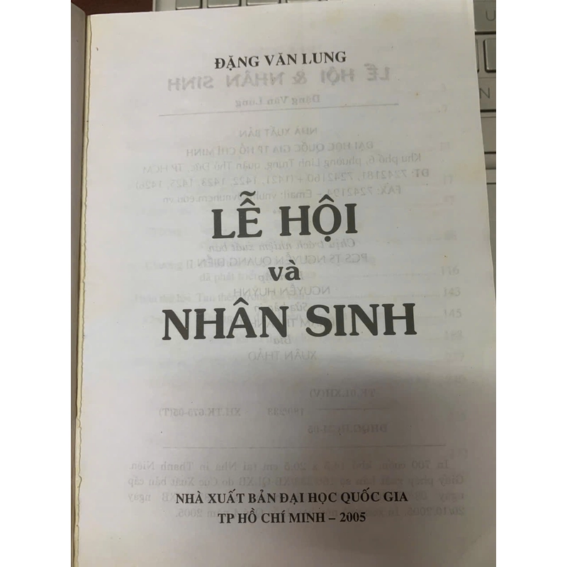 LỄ HỘI & NHÂN SINH - ĐẶNG VĂN LUNG 532021