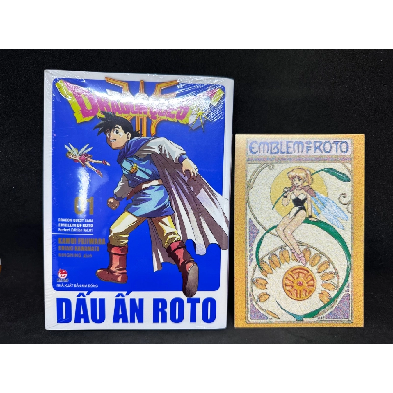 Dragon Quest - Dấu ấn Roto, tập 1 + Bookmark + Postcard. Mới 100%, nguyên seal SBM1209 Oreka-Blogmeo 62130