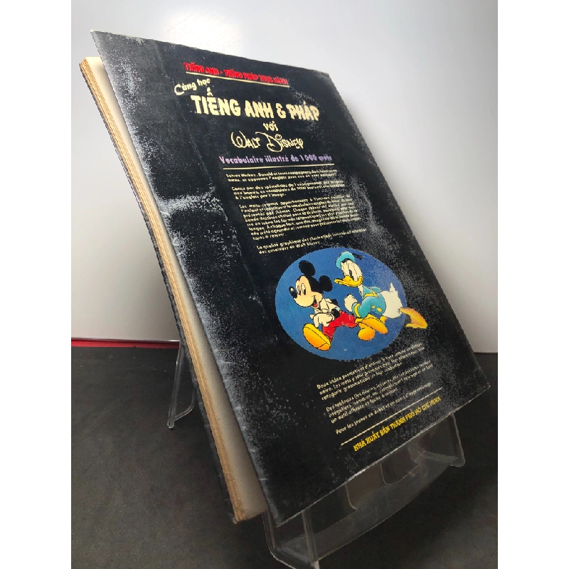 Cùng học tiếng anh và pháp với Waly Disney mới 80% ố vàng nhẹ HPB2808 HỌC NGOẠI NGỮ 350305