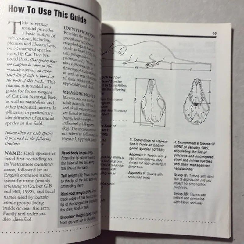Số tay ngoại nghiệp nhận diện các loài thú của vườn quốc gia Cát Tiên 791691