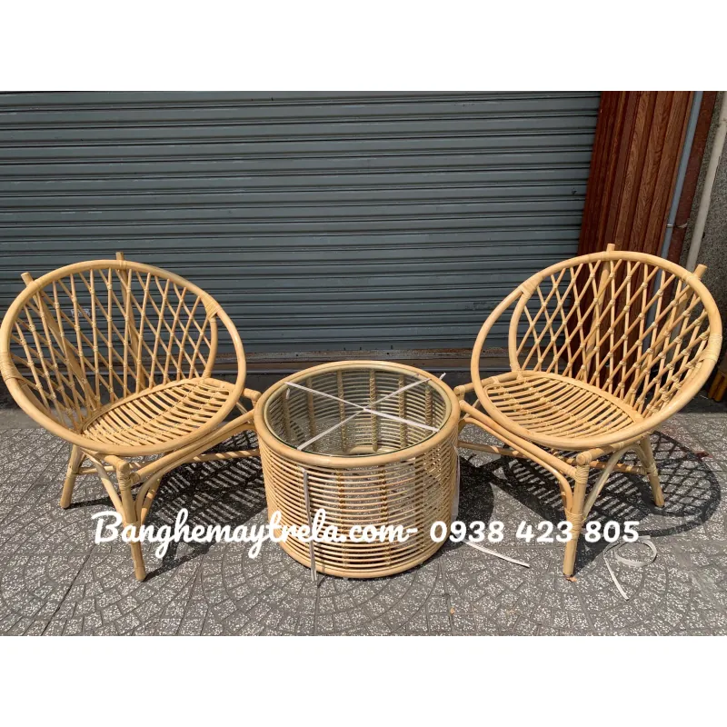 Ghế mây tre cafe 715268